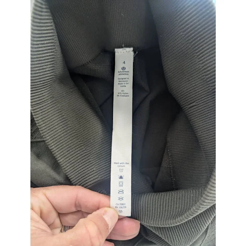 Lululemon Seamless‎ Leggings women's size 4 olive green stretch athleisure